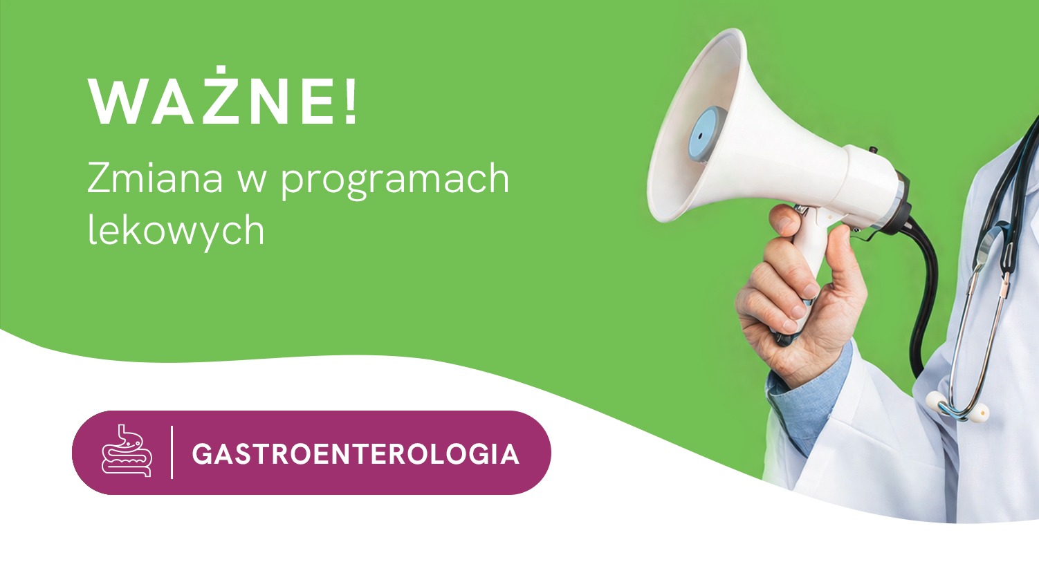 Zmiana zapisów w programach lekowych w gastroenterologii